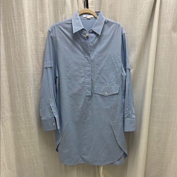 Alexander Wang Blue Cotton Popover Blouse/Dress